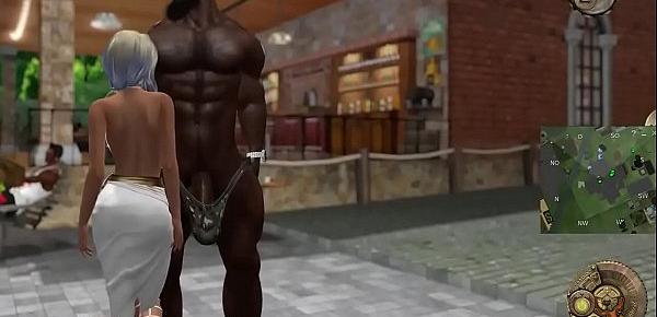  Fucking a hot white bitch at Second Life